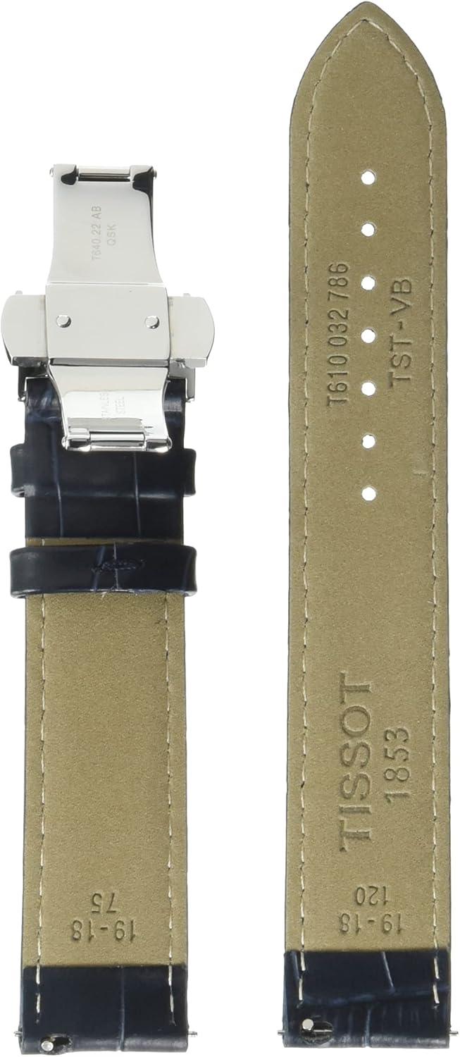 imageTissot Leather Blue Watch Strap 19 Model T852032781