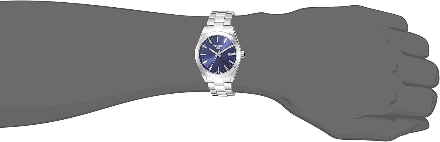 imageTissot Mens Gentleman Stainless Steel Dress Watch GreyGrey