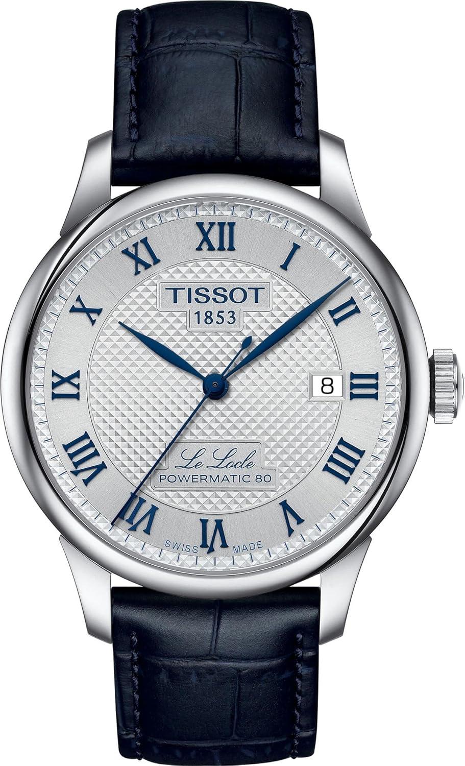 imageTissot Mens Le Locle Powermatic 80 20th Anniversary 316L Stainless Steel case Automatic Watches Grey Stainless Steel 19 T0064071103303