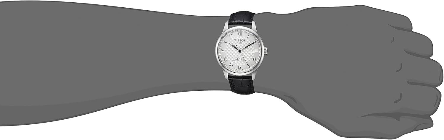 imageTissot Mens Le Locle Stainless Steel Dress WatchBlack