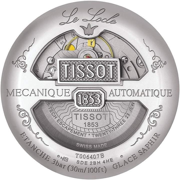 imageTissot Mens Le Locle Stainless Steel Dress WatchGrey