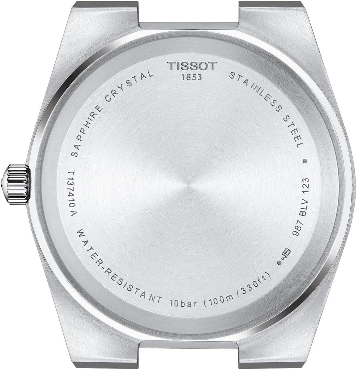imageTissot Mens PRX 316L Stainless Steel case Quartz Watches Grey Stainless Steel 12 T1374101109101
