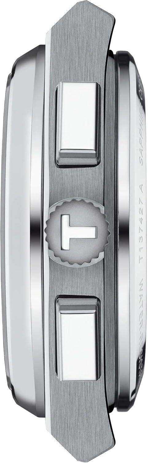 imageTissot Mens PRX Automatic Chronograph 316L Stainless Steel case Automatic Watches Grey Stainless Steel 13 T1374271104100