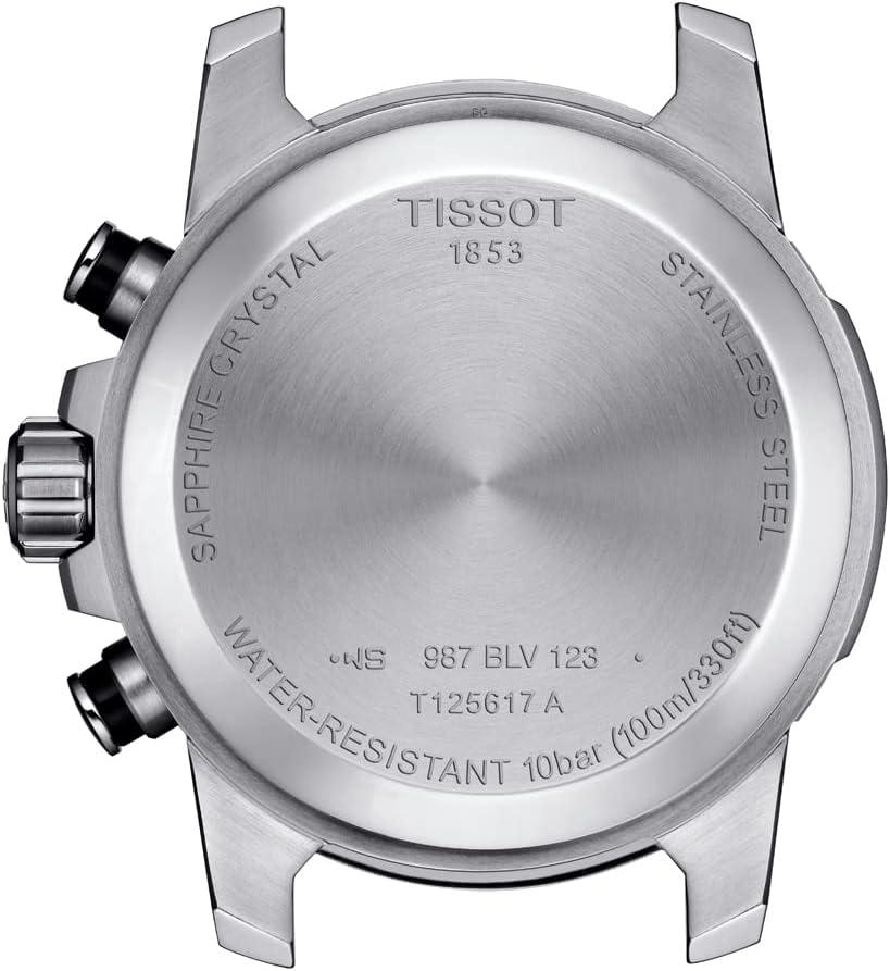 imageTissot Mens Supersport Chrono 316L Stainless Steel case Swiss Quartz Watch Black Textile 22 T1256171705102