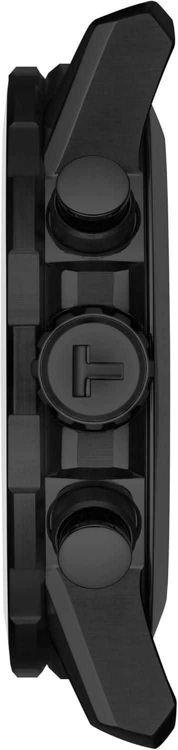 imageTissot Mens Supersport Chrono Basketball Edition 316L Stainless Steel Case with Black PVD Coating Quartz Watch Black Leather T1256173608100