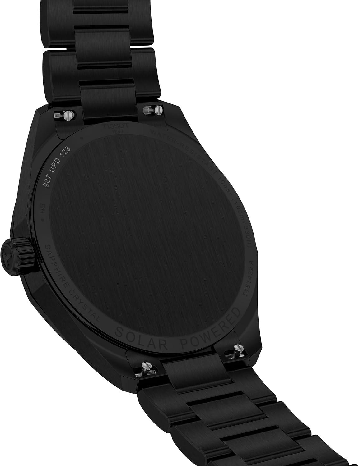 imageTissot PRC 100 Solar Black 39mm Watch for Men T1514223305100