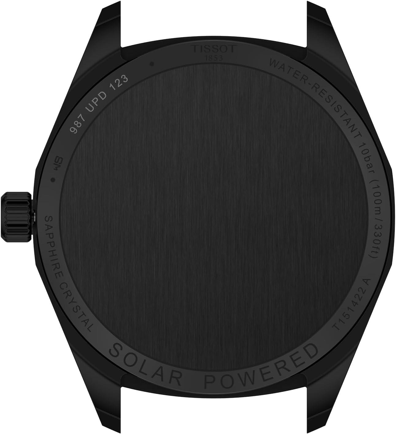 imageTissot PRC 100 Solar Black 39mm Watch for Men T1514223305100
