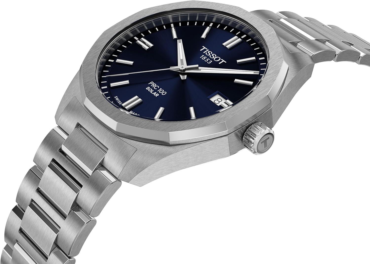 imageTissot PRC 100 Solar Blue 39mm Watch for Men T1514221104100