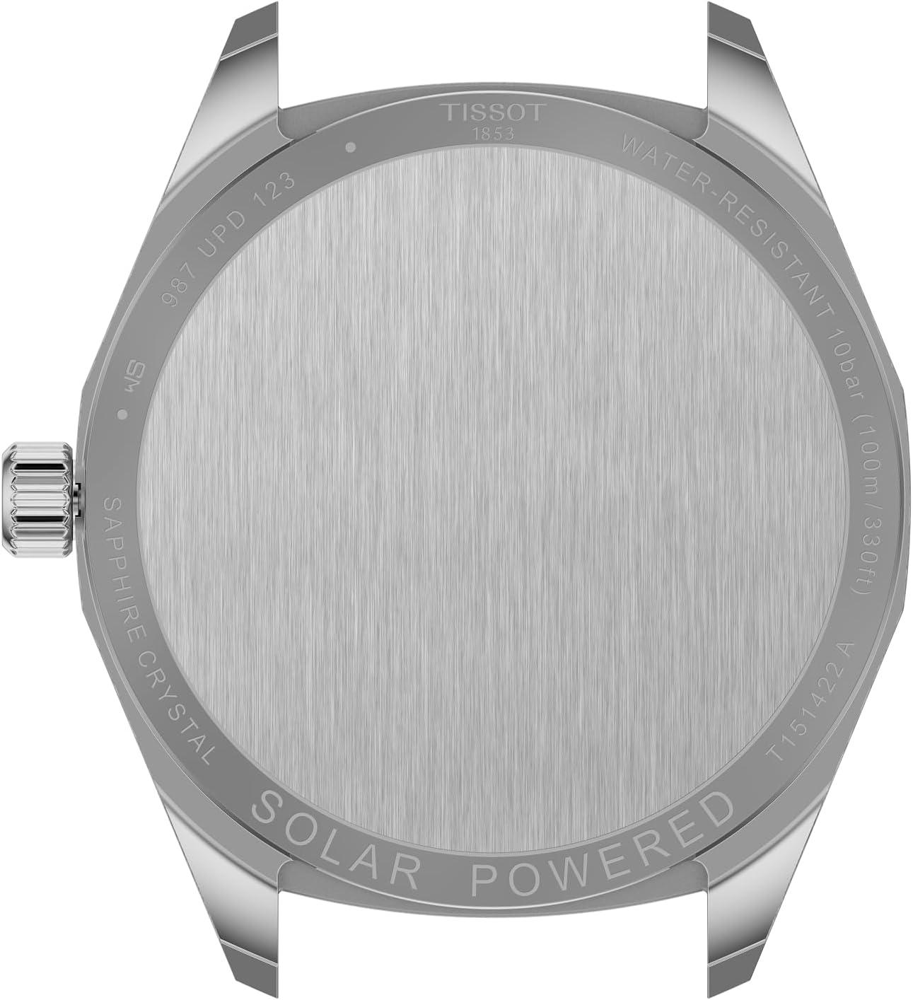 imageTissot PRC 100 Solar Silver 39mm Watch for Men T1514221603100