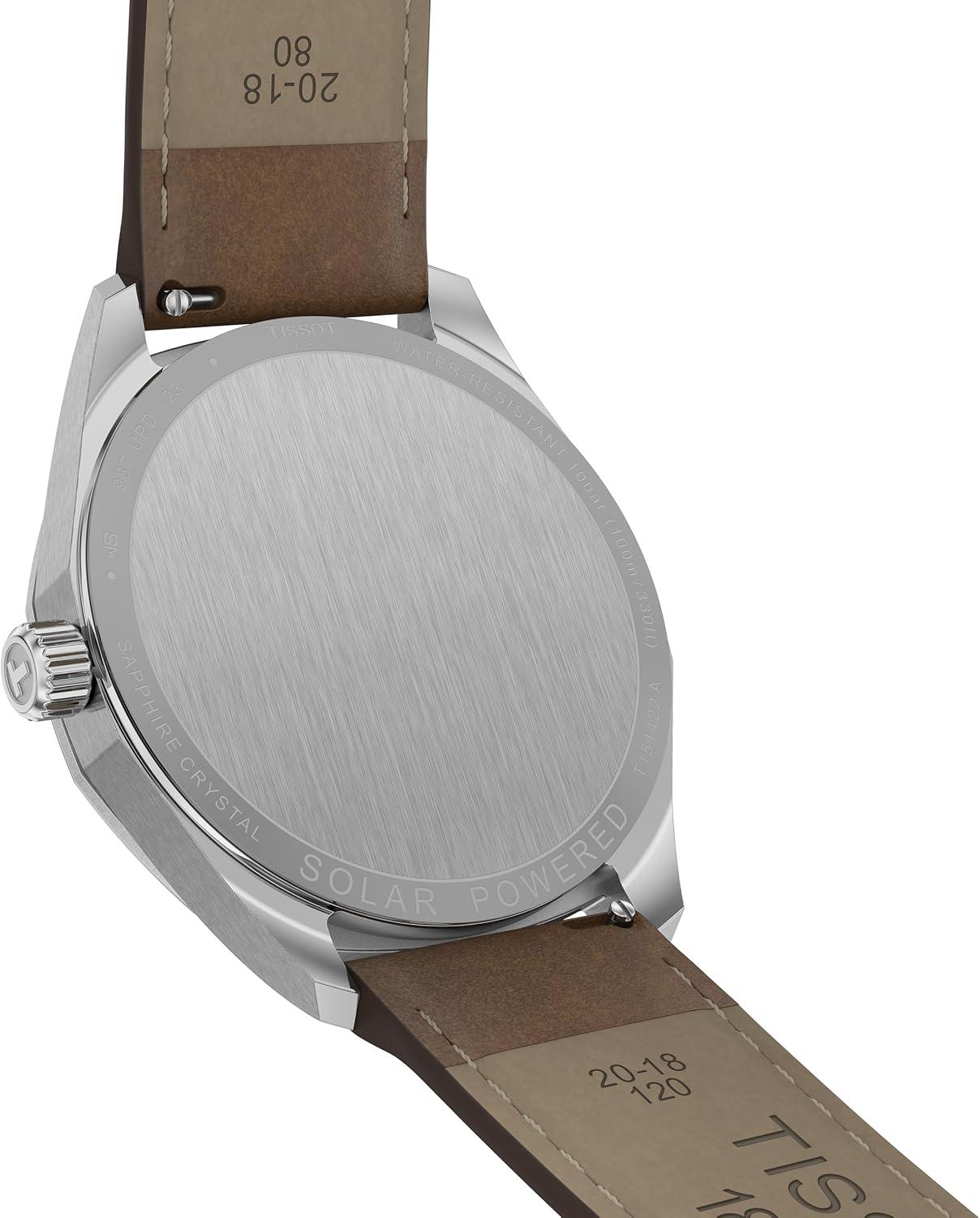imageTissot PRC 100 Solar Silver 39mm Watch for Men T1514221603100