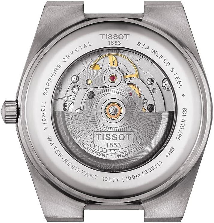 imageTissot PRX Powermatic 80 Swiss Automatic Watch for Men Stainless Steel Case Black Dial Model T1374071105100