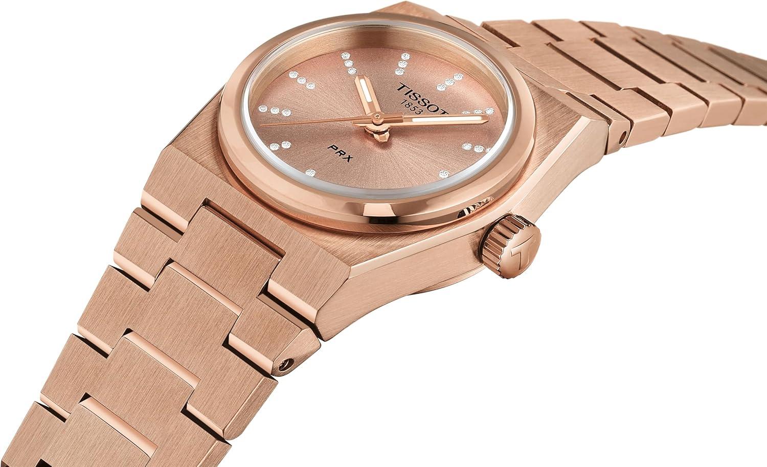 imageTissot PRX Quartz 25mm Swiss Quartz Watch for Women Stainless Steel Case T1370103350600