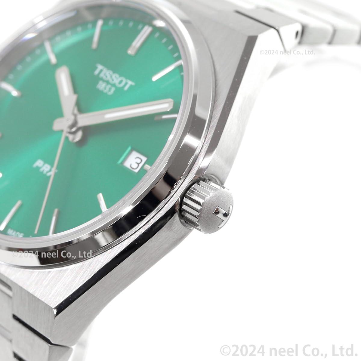 imageTissot PRX Swiss Quartz Unisex Watch Green Dial Stainless Steel 35 mm Case T1372101108100