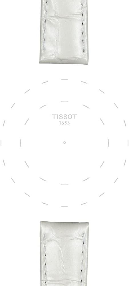 imageTissot T852036795 16mm Lug White Leather Strap