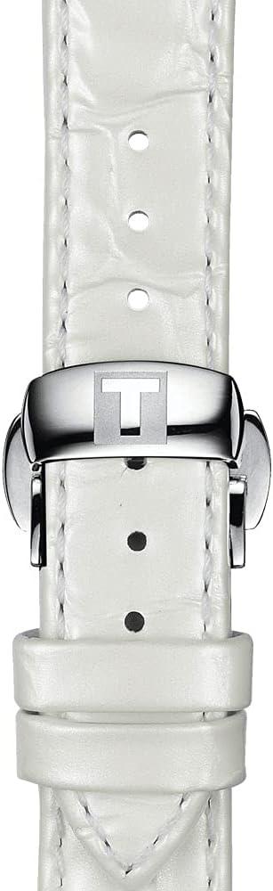 imageTissot T852036795 16mm Lug White Leather Strap