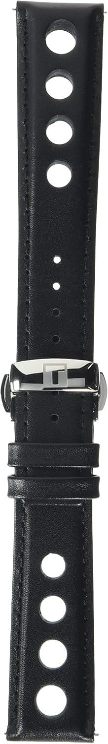 imageTissot T852037163 20mm Lug Black Leather Strap