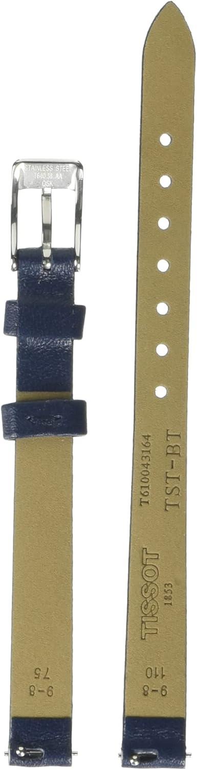 imageTissot T852043163 9mm Lug Blue Leather Strap
