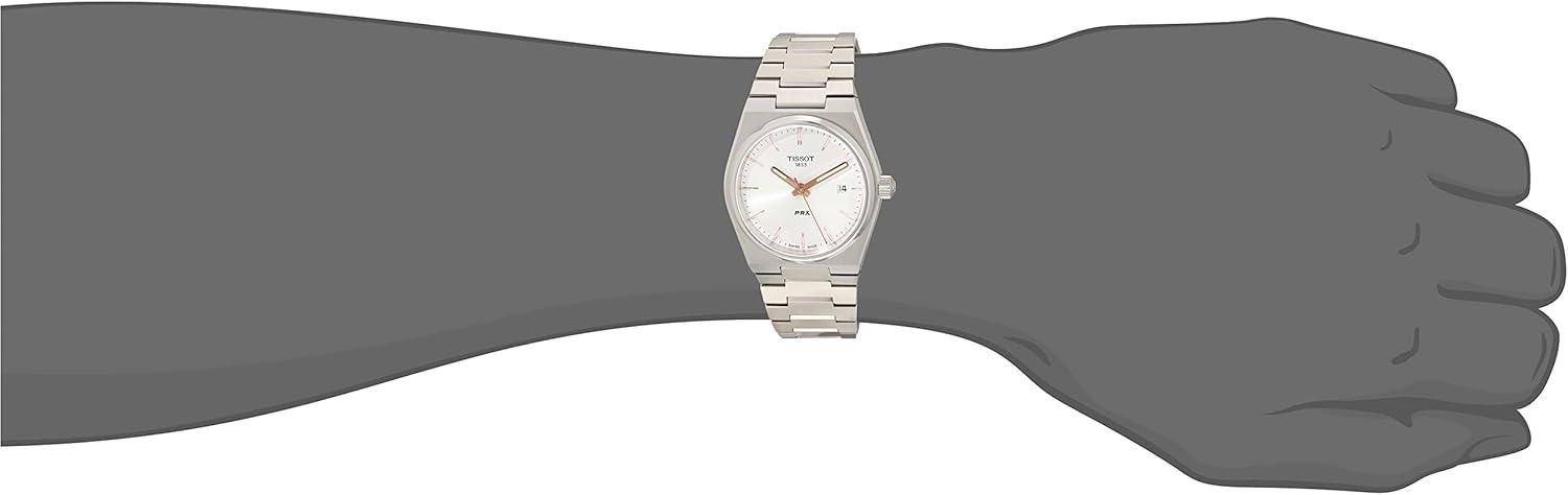 imageTissot Unisex PRX 35mm 316L Stainless Steel case Quartz Watch Grey Stainless Steel 11 T1372101103100
