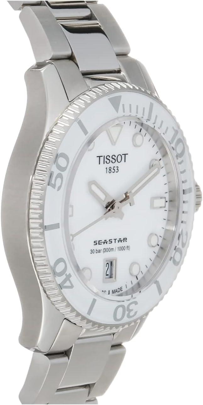 imageTissot Unisex Seastar 1000 36mm 316L Stainless Steel case Quartz Watch Grey Stainless Steel 18 T1202101101100