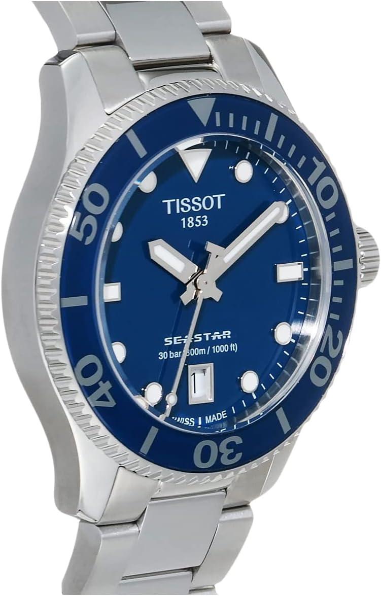 imageTissot Unisex Seastar 1000 36mm 316L Stainless Steel case Quartz Watch Grey Stainless Steel 18 T1202101104100