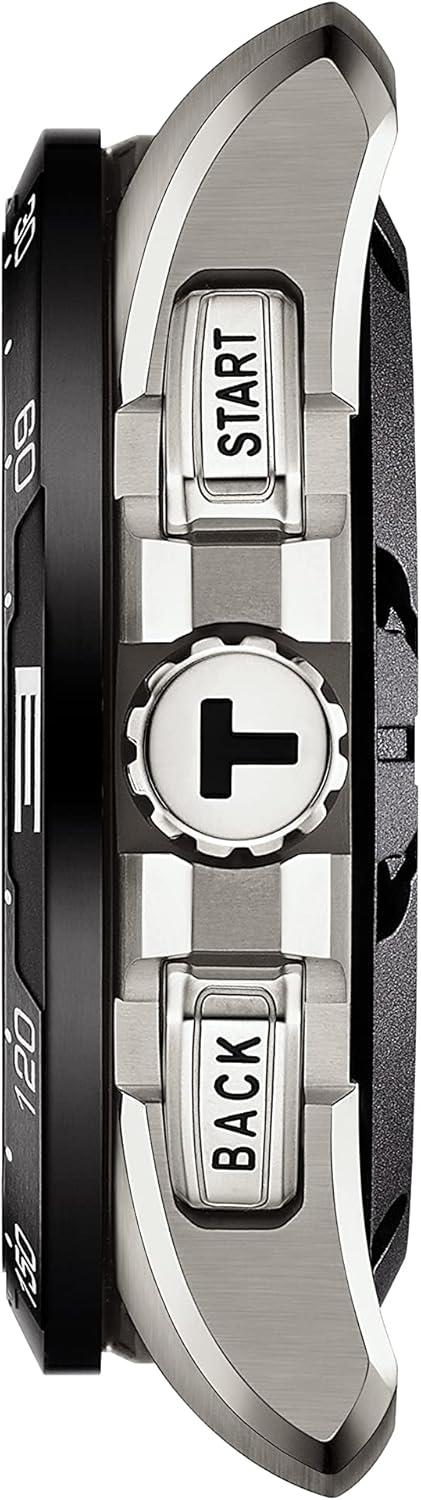 imageTissot Unisex TTouch Connect Solar Antimagnetic Titanium Case Swiss Tactile Quartz Watch with Strap Grey 23 Model T1214204405100