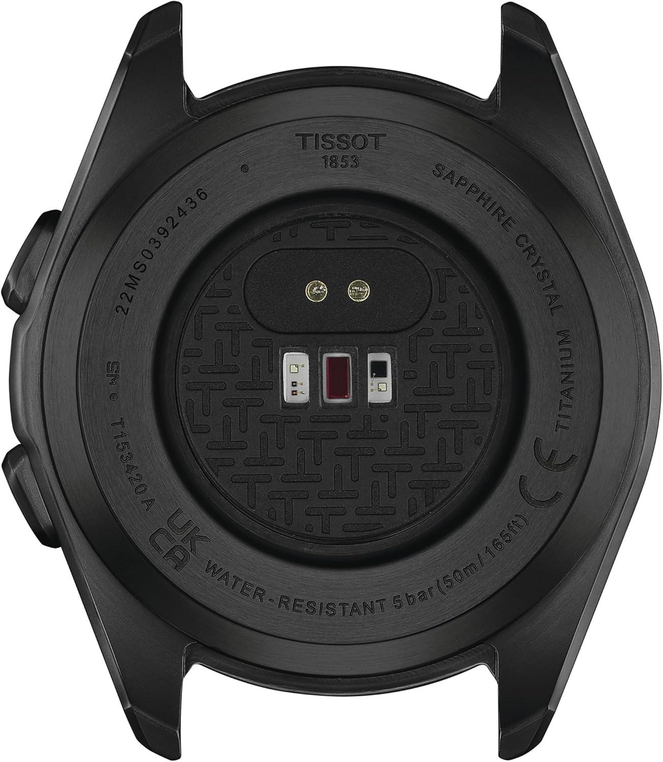imageTissot Unisex TTouch Connect Sport Titanium case with Black PVD Coating Quartz Watches Black Silicone 21 T1534204705104