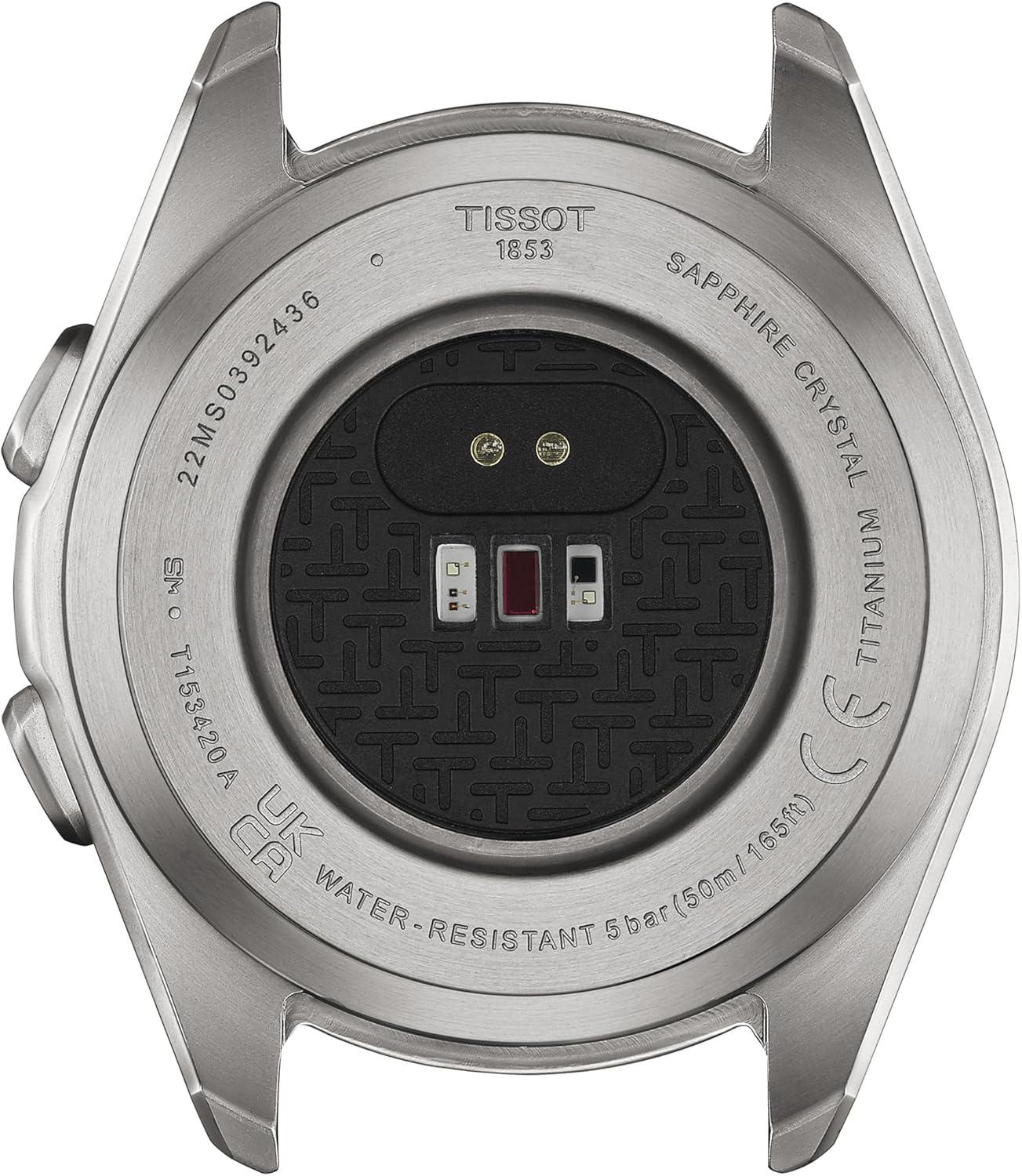 imageTissot Unisex TTouch Connect Sport antimagnetic Titanium case Quartz Watches Orange Silicone 21 T1534204705102