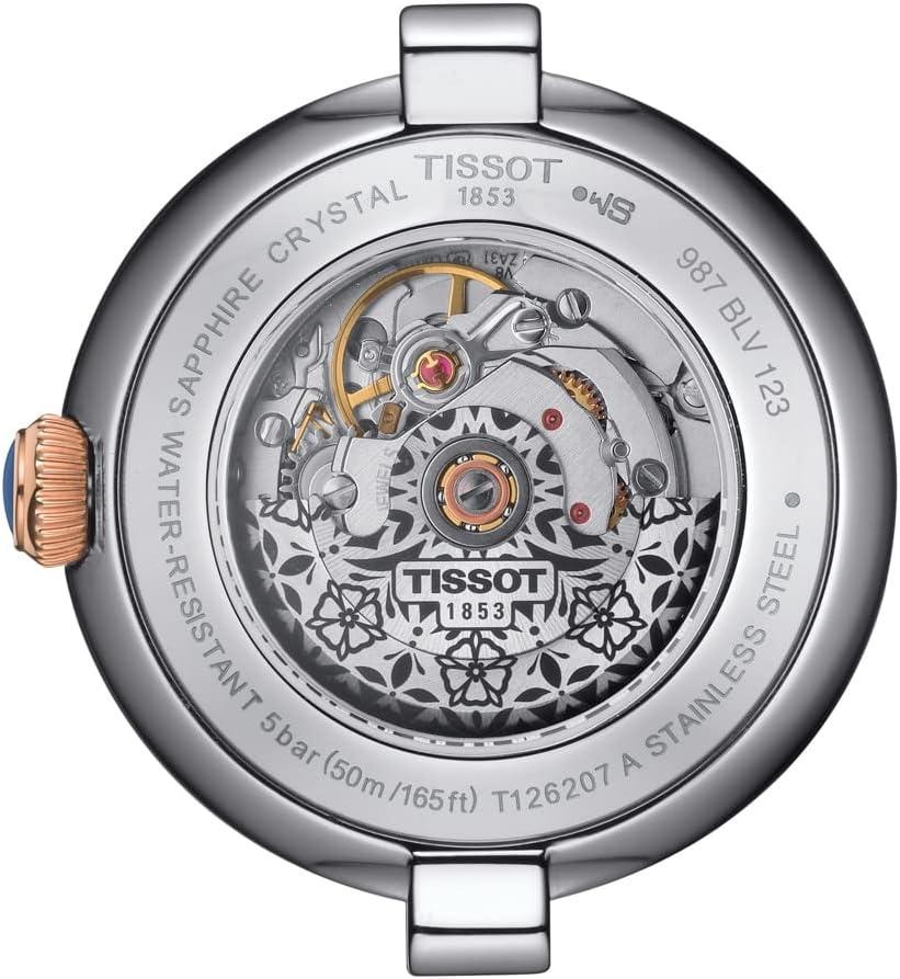 imageTissot Womens Bellissima Automatic 316L Stainless Steel case with Rose Gold PVD Coating Swiss Automatic Watch Grey Stainless Steel 5 T1262072201300