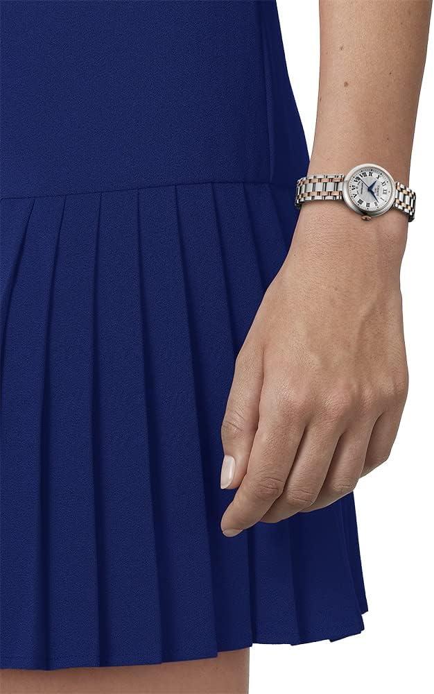 imageTissot Womens Bellissima Automatic 316L Stainless Steel case with Rose Gold PVD Coating Swiss Automatic Watch Grey Stainless Steel 5 T1262072201300