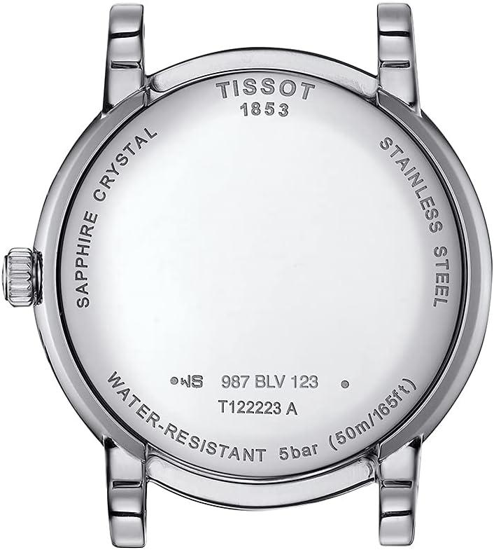 imageTissot Womens Carson Premium Lady Moonphase Swiss Quartz Watch Blue Leather 16 T1222231635300