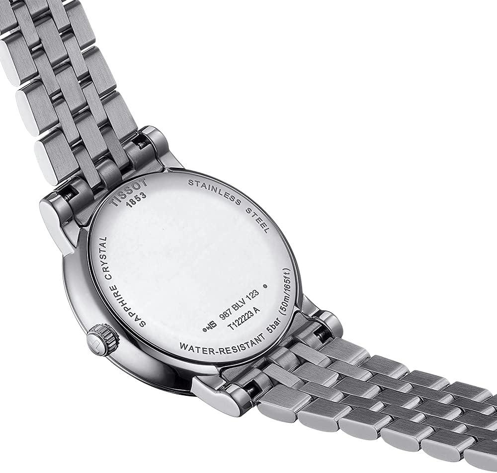 imageTissot Womens Carson Premium Lady Moonphase Swiss Quartz Watch Grey Stainless Steel 16 T1222231103300