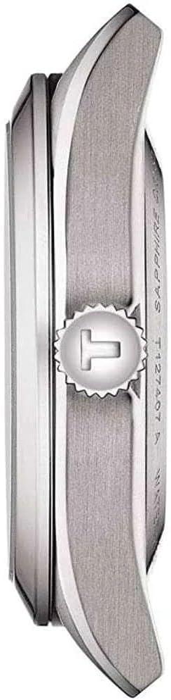 imageTissot mens Gentleman Auto Stainless Steel Dress Watch Brown T1274071605101