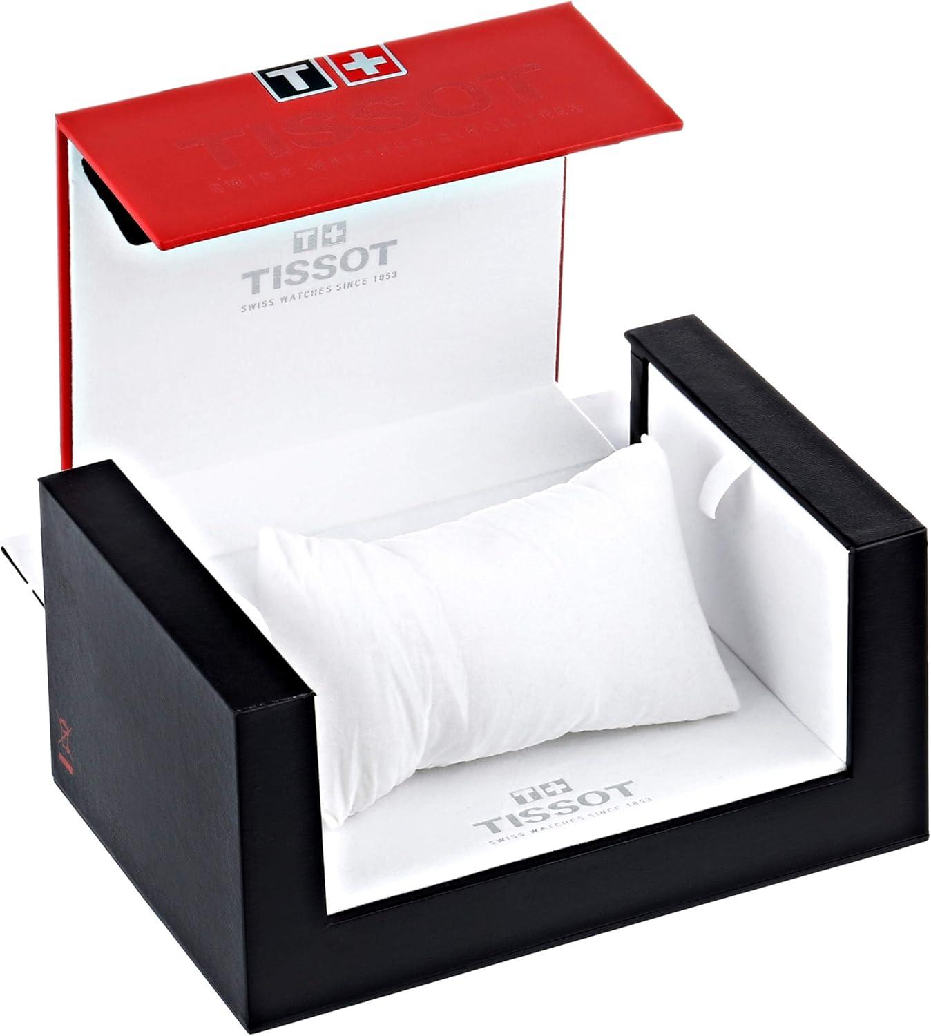 imageTissot mens Gentleman Stainless Steel Dress Watch Black T1274071605100