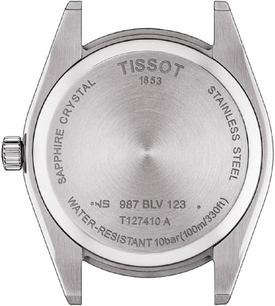 imageTissot mens Gentleman Stainless Steel Dress Watch Brown T1274101605101