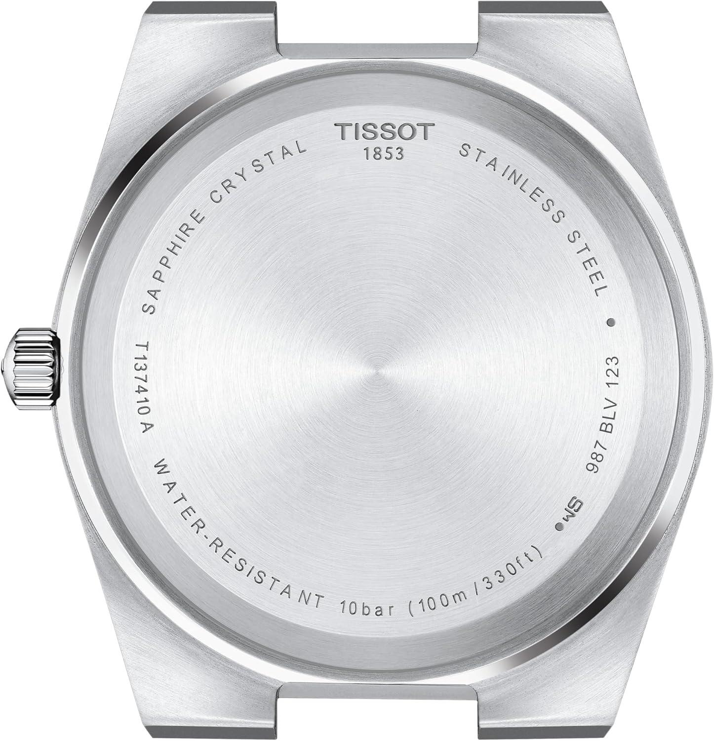 imageTissot mens PRX 316L stainless steel case Dress Watch Grey T1374101105100