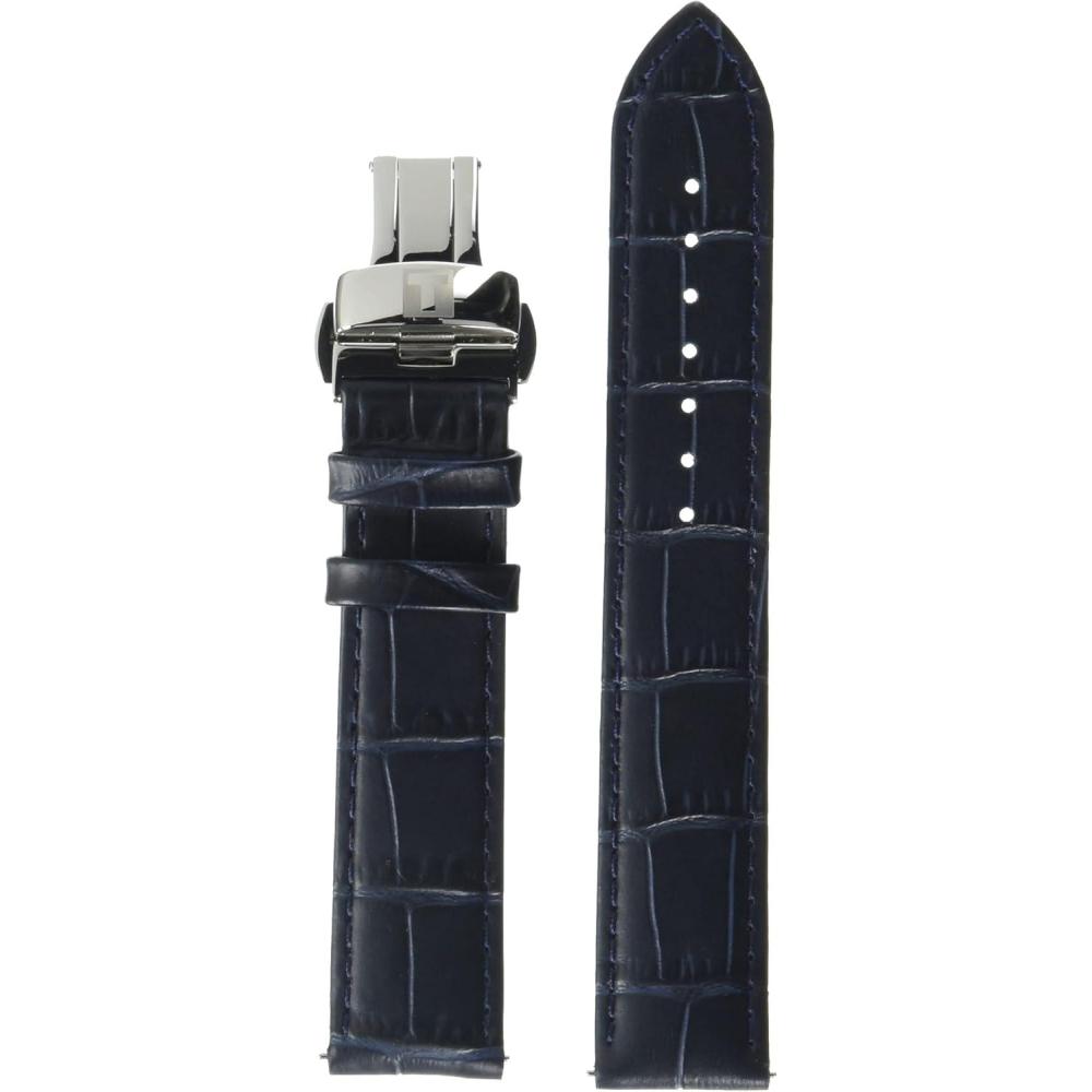 imageTissot Leather Blue Watch Strap 19 Model T852032781