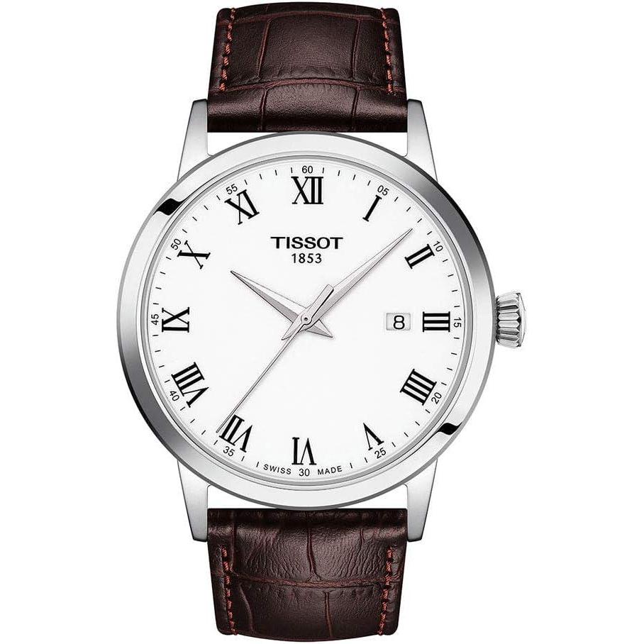 imageTissot Mens Classic Dream Stainless Steel Dress WatchBrown