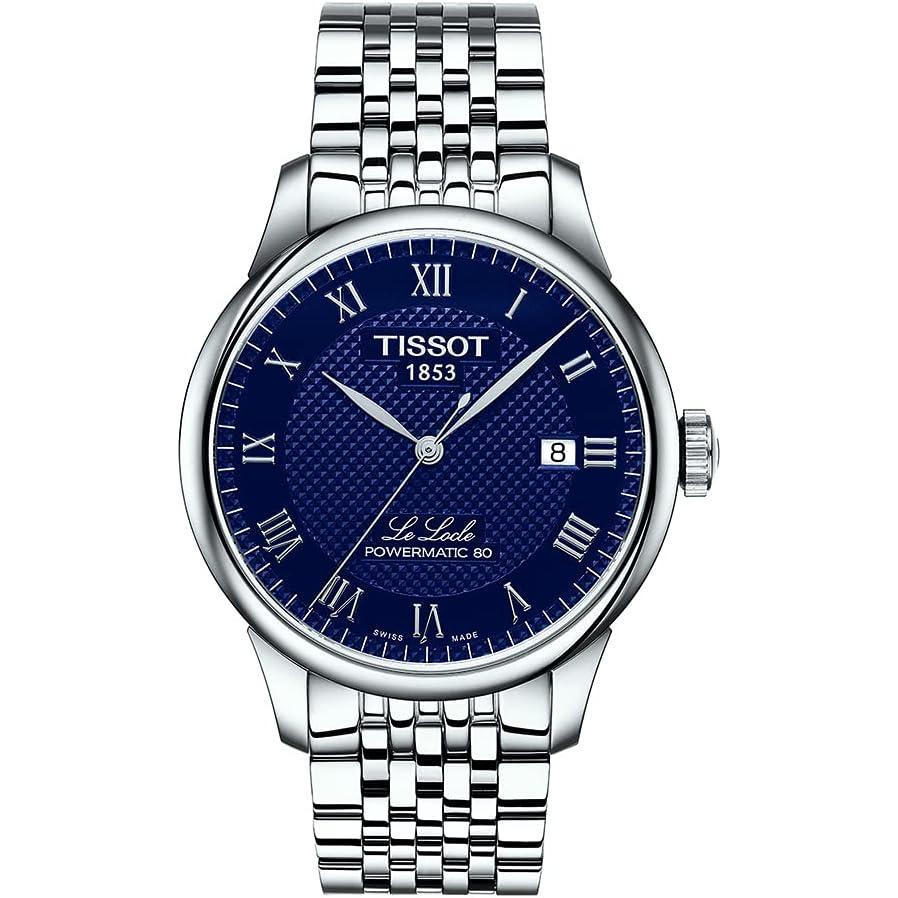 imageTissot Mens Le Locle Powermatic 80 316L Stainless Steel case Swiss Automatic Watch Grey Stainless Steel 19 T0064071104300