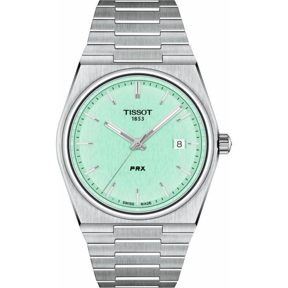 imageTissot Mens PRX 316L Stainless Steel case Quartz Watches Grey Stainless Steel 12 T1374101109101