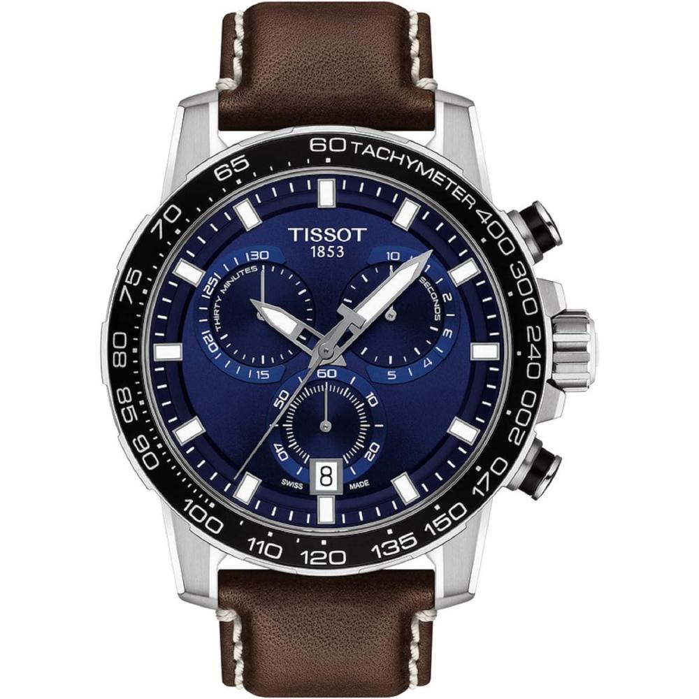 imageTissot Mens Supersport Chro Qua 316L Stainless Steel case Swiss QuartzBrown