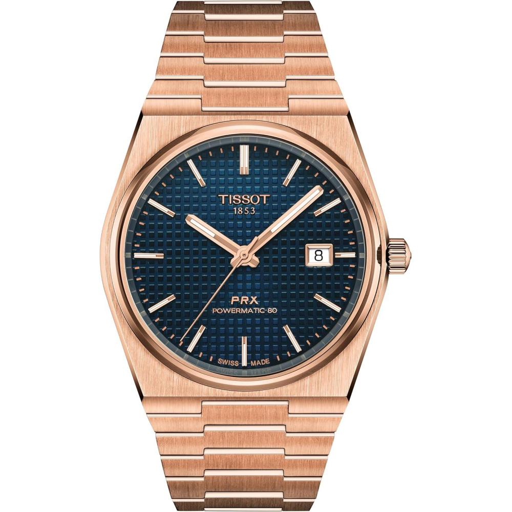 imageTissot PRX Powermatic 80 Swiss Automatic Watch for Men Rose Gold 40mm Watch T1374073304100