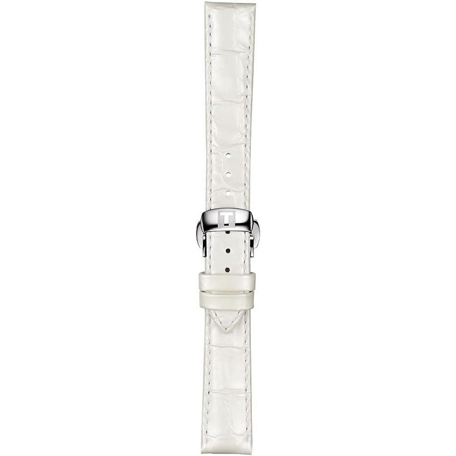 imageTissot T852036795 16mm Lug White Leather Strap