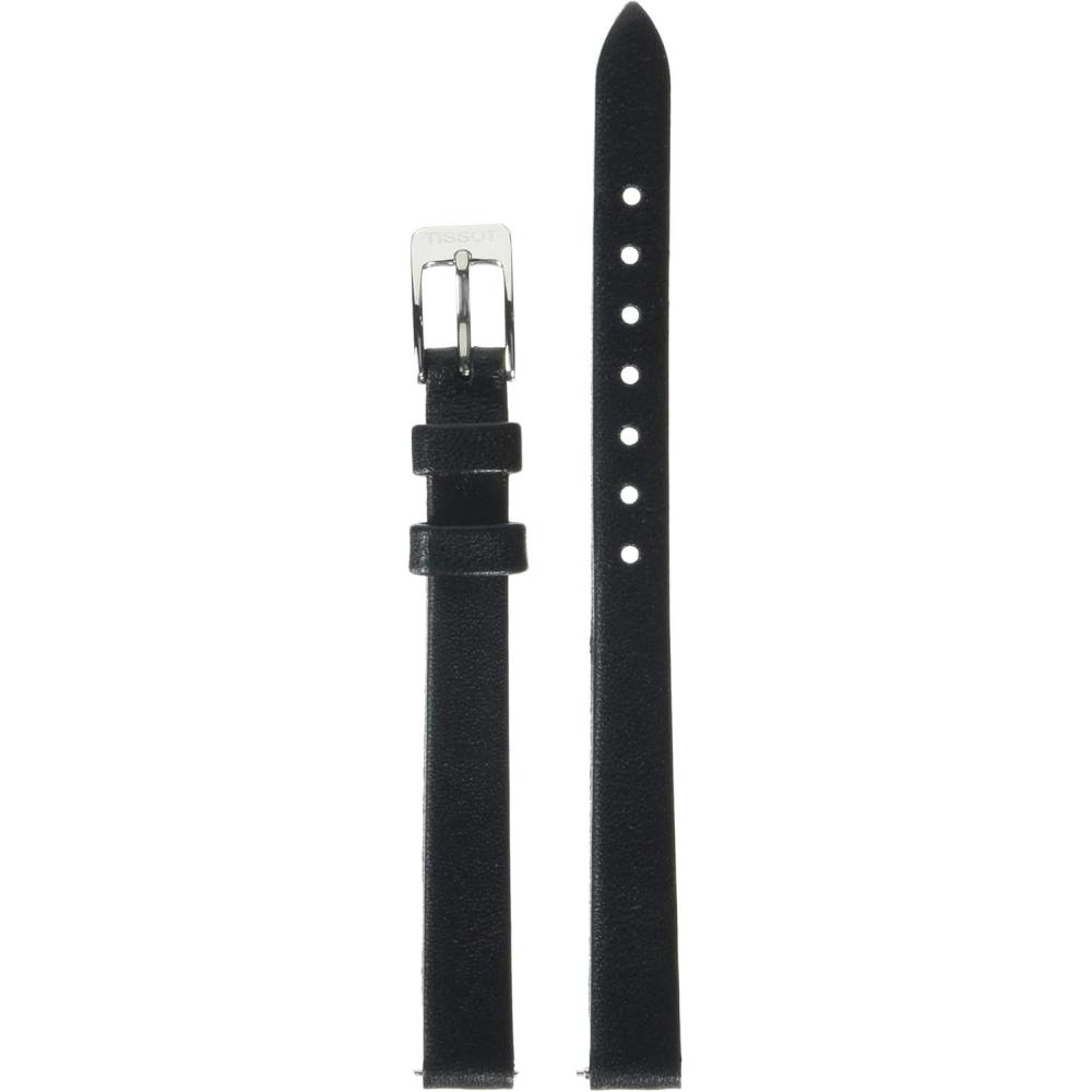 imageTissot T852043159 9mm Lug Black Leather Strap