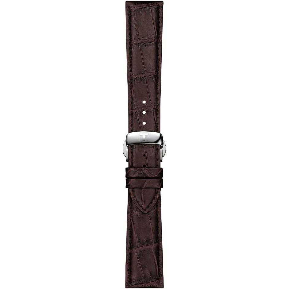 imageTissot T852045399 21mm Lug Brown Leather Strap