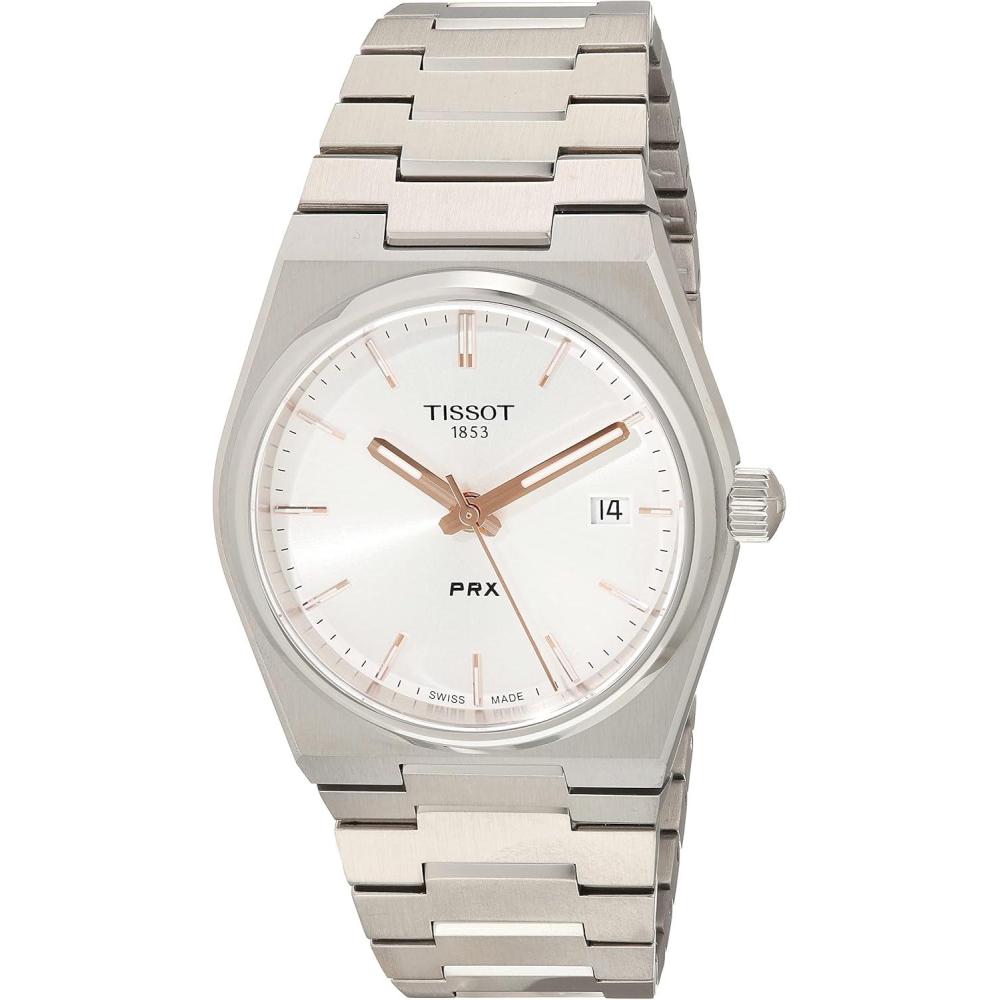 imageTissot Unisex PRX 35mm 316L Stainless Steel case Quartz Watch Grey Stainless Steel 11 T1372101103100