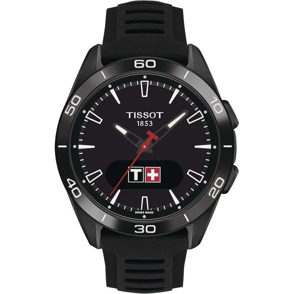 imageTissot Unisex TTouch Connect Sport Titanium case with Black PVD Coating Quartz Watches Black Silicone 21 T1534204705104