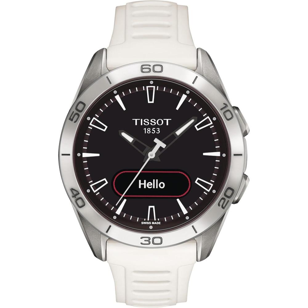 imageTissot Unisex TTouch Connect Sport antimagnetic Titanium case Quartz Watches White Silicone 21 T1534204705103