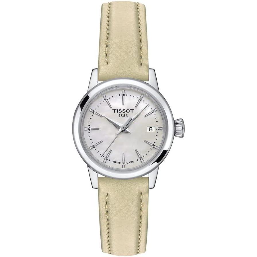 imageTissot Womens Classic Dream Lady 316L Stainless Steel case Quartz Watch Beige Leather 14 T1292101611100
