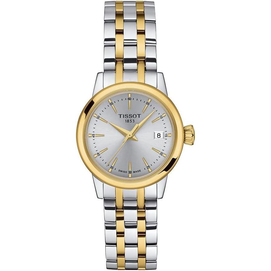 imageTissot Womens Classic Dream Lady 316L Stainless Steel case with Yellow Gold PVD Coating Quartz Watch YellowGrey Stainless Steel 14 T1292102203100
