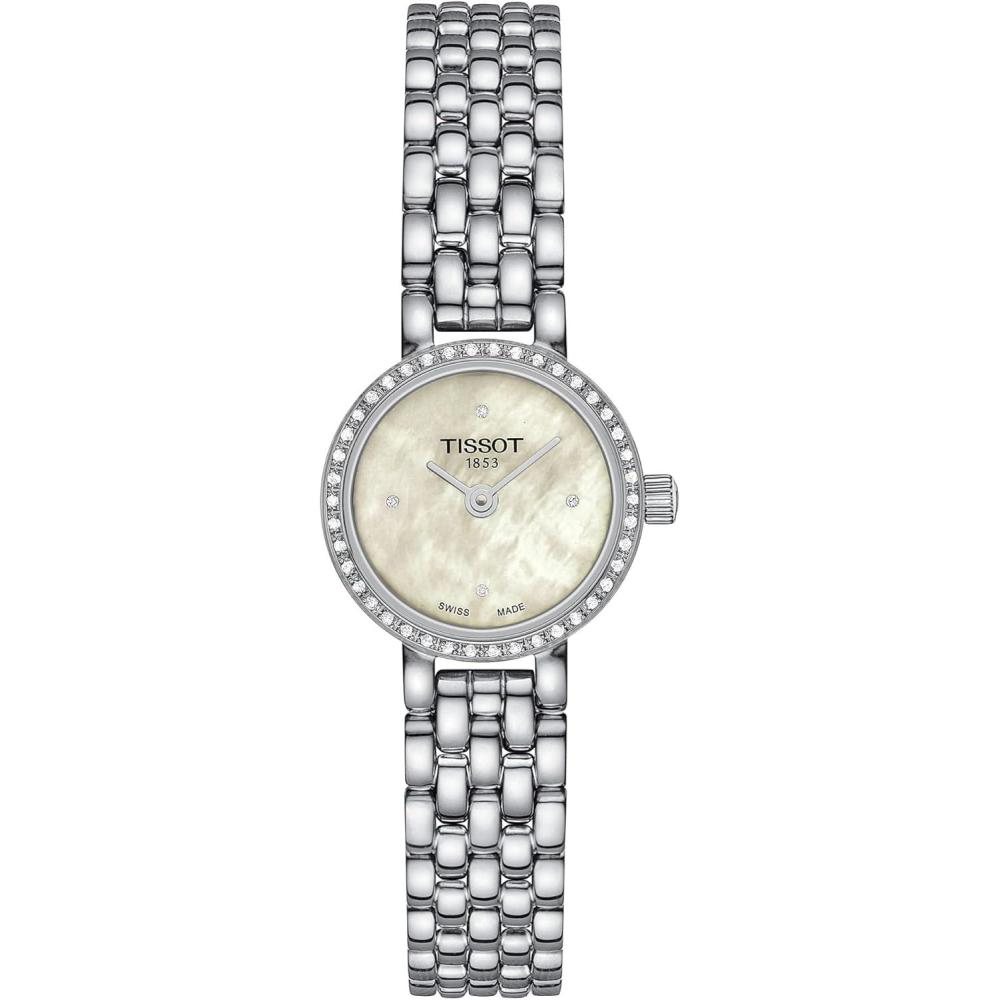 imageTissot Womens Lovely Round 316L Stainless Steel case with Diamonds Quartz Watches Grey Stainless Steel 6 T1400096111600